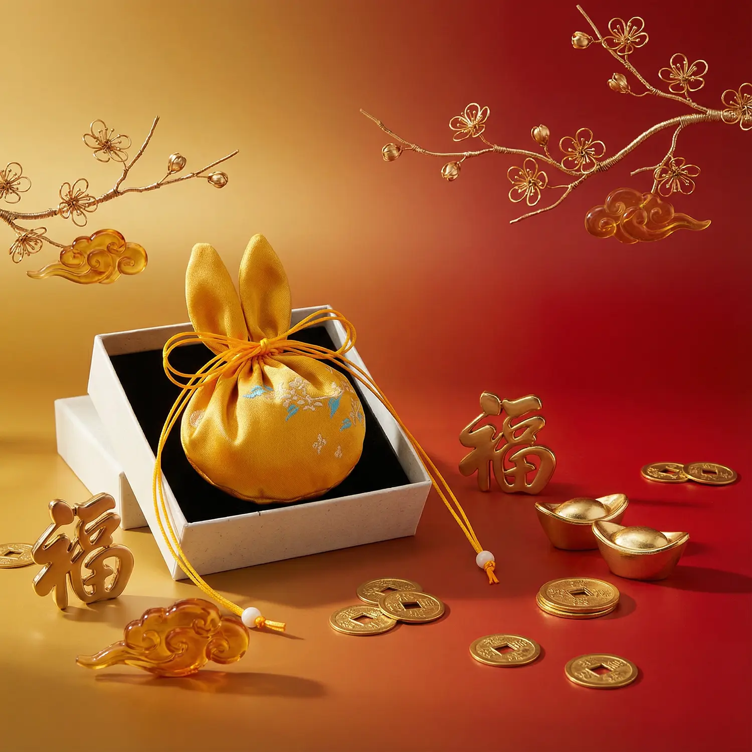 2026 招財黃金香囊｜金光隨身 財運入門