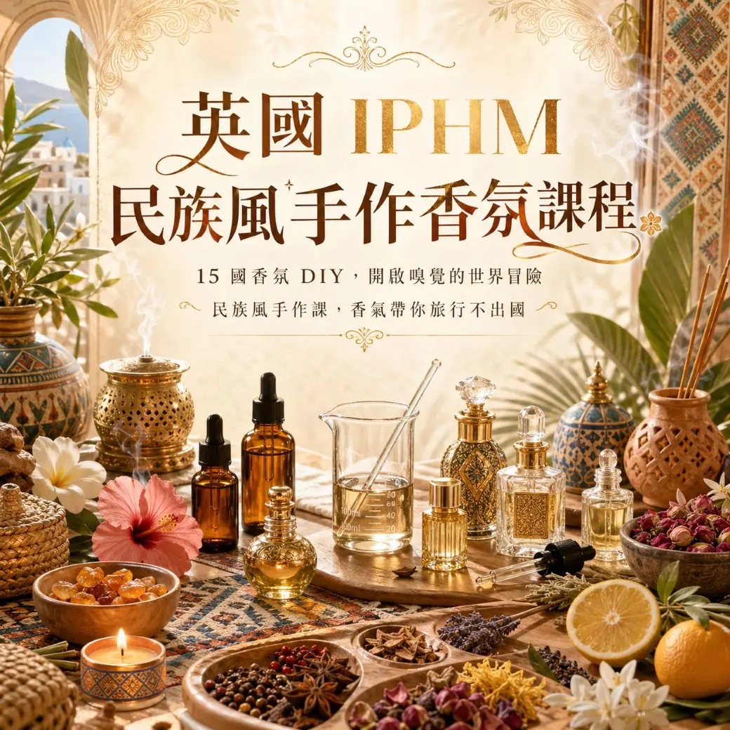 【英國 IPHM】環遊世界的香氛之旅 民族風手作香氛課程