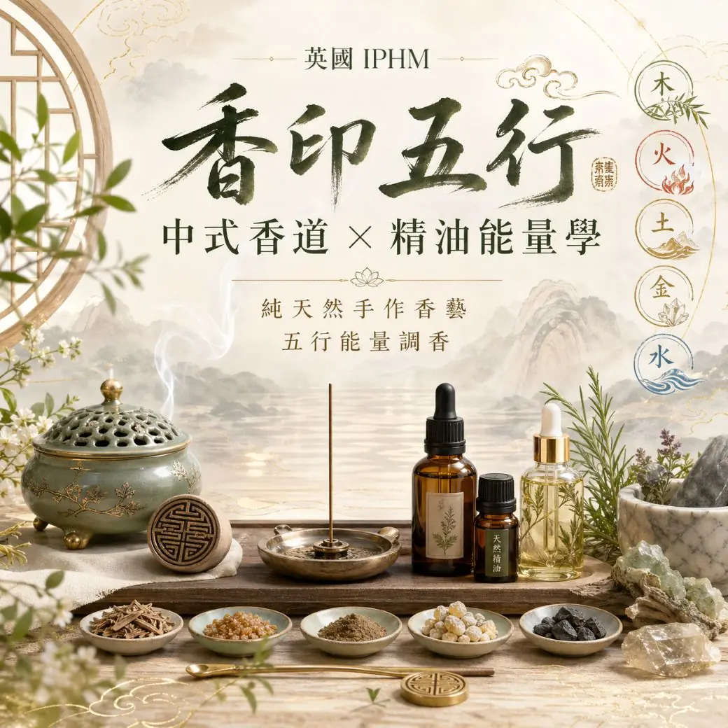 【英國 IPHM】香印五行｜中式香道 × 精油能量學