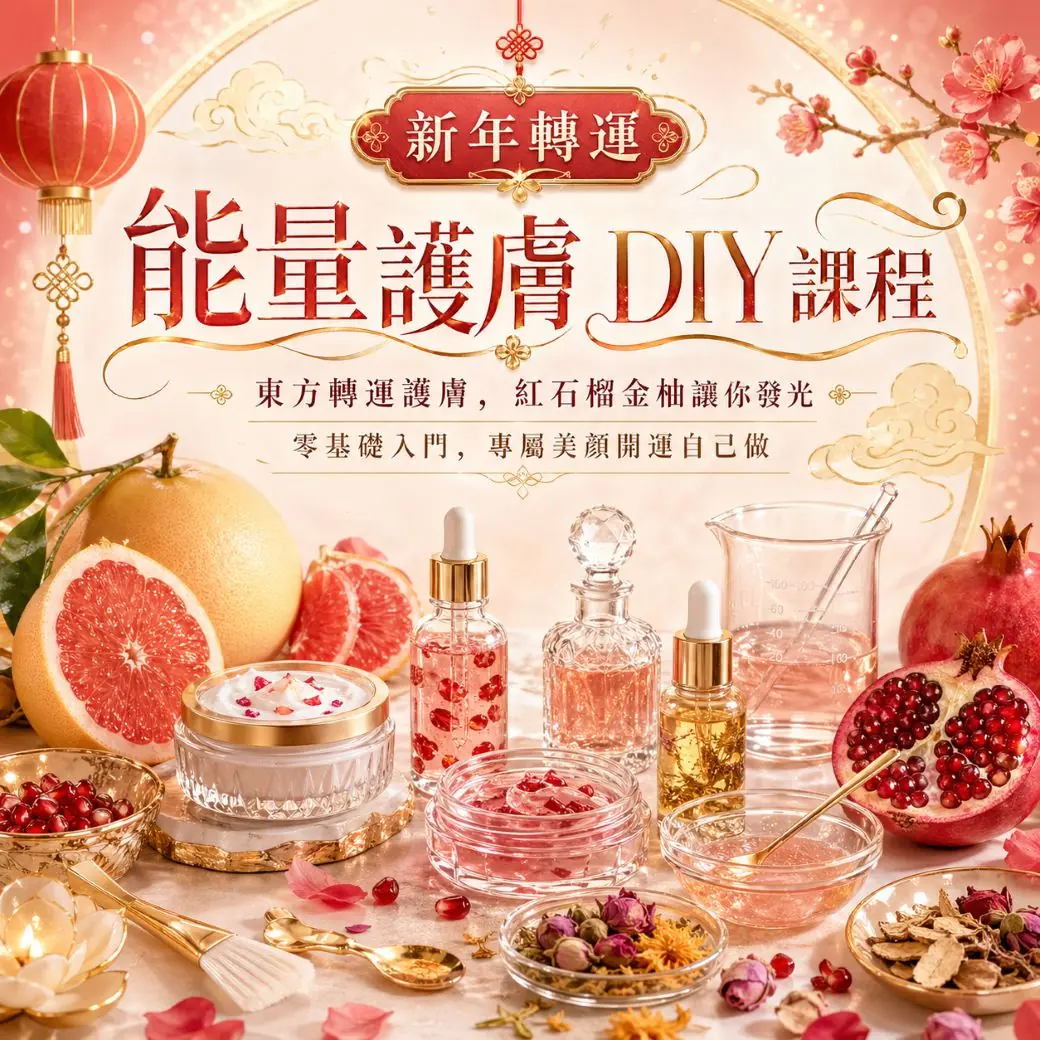 【新年轉運】能量護膚DIY優惠課程