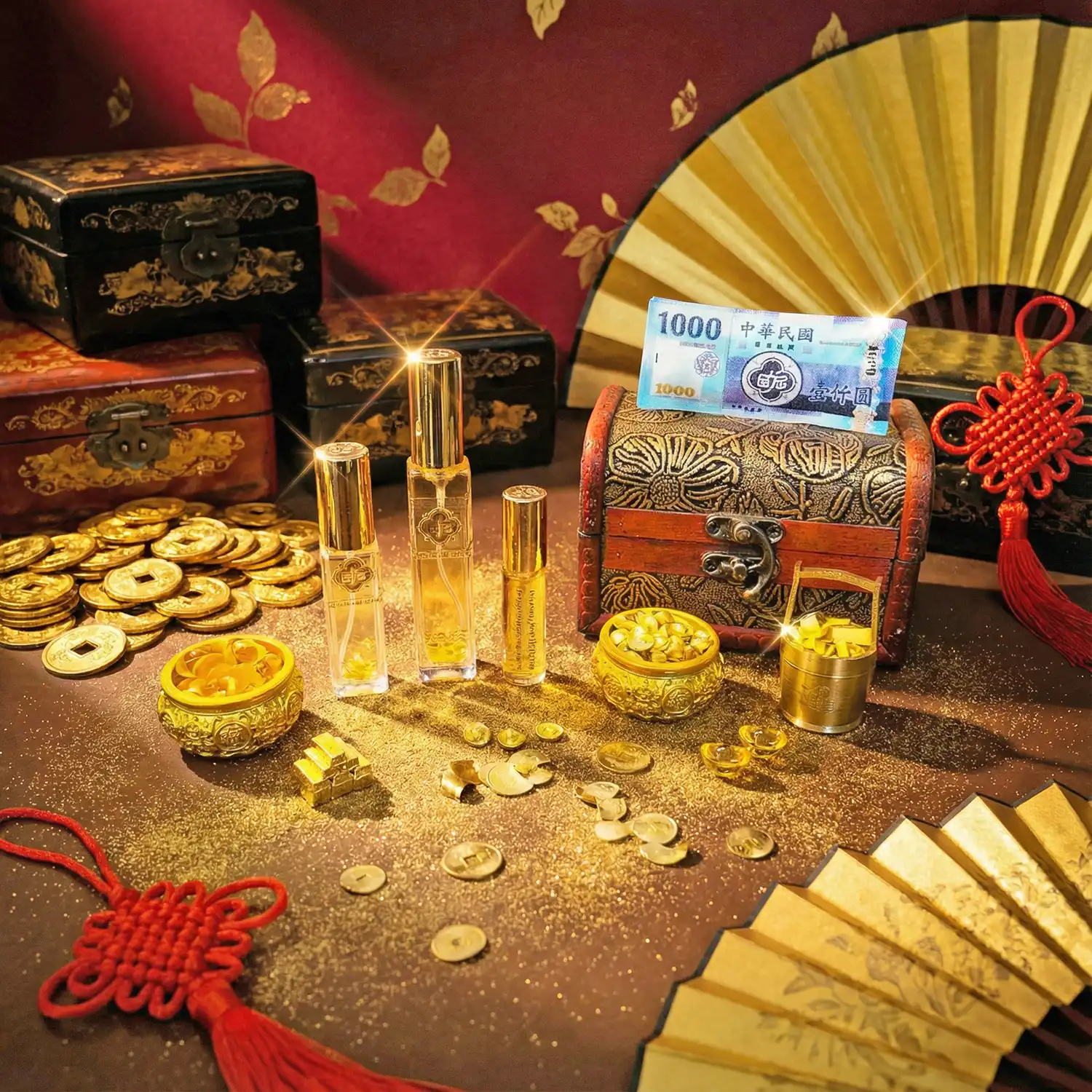 【D 黃金豐盛套組】黃金能量大滿貫，三倍強運一次擁有｜每月限量30組