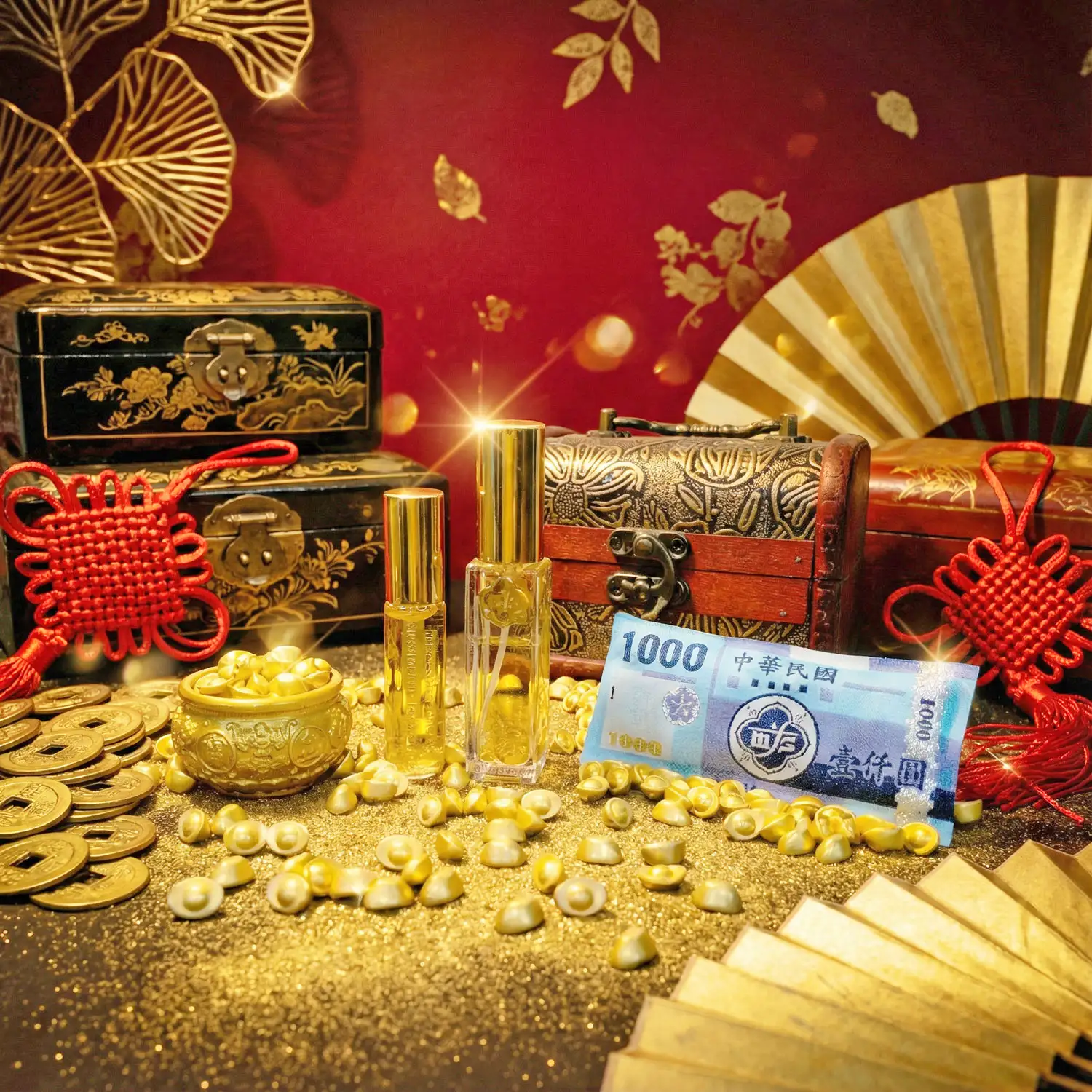 【B 財運旺旺組】黃金能量 × 香氣加乘，財運旺旺一整年｜每月限量30組