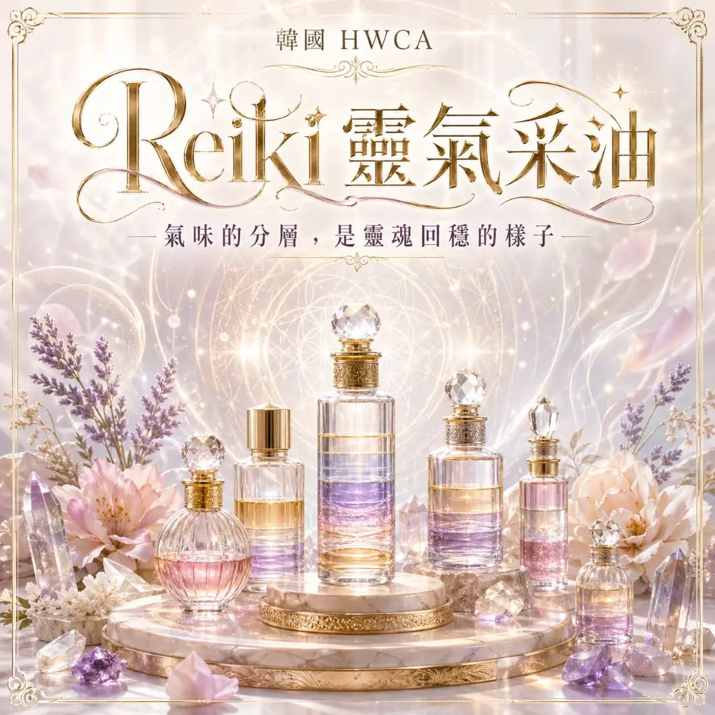【韓國 HWCA】Reiki 靈氣采油:氣味的分層,是靈魂回穩的樣子