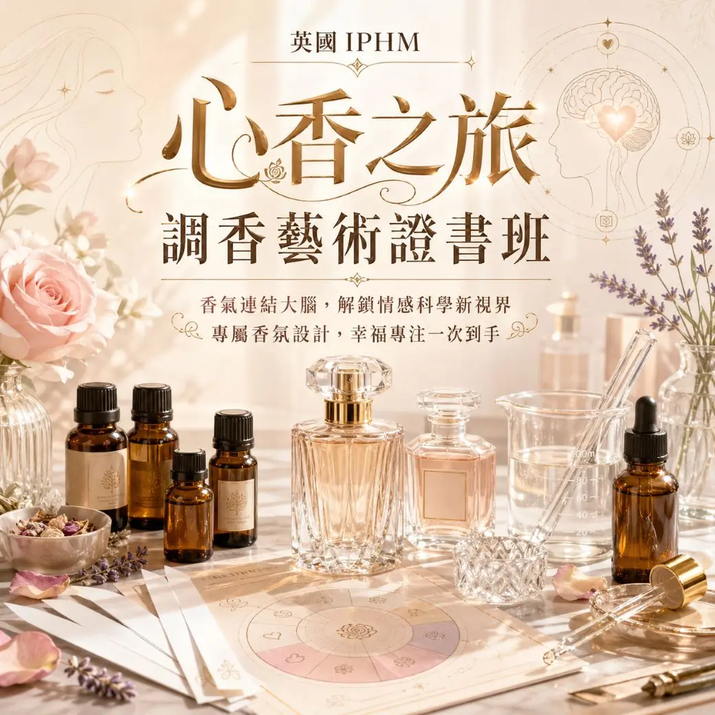 【英國 IPHM】心香之旅：心理測驗與調香藝術證書班