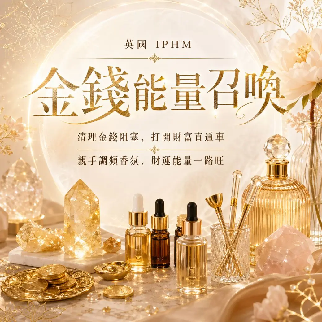 【英國 IPHM】金錢能量召喚與卡頓清理 - 香氣與調頻