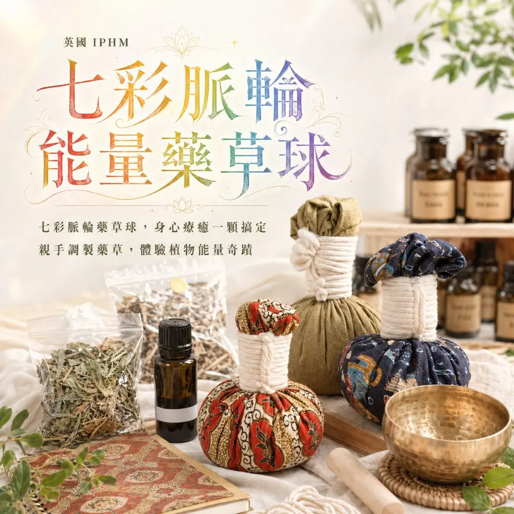 【英國 IPHM】七彩脈輪能量藥草球